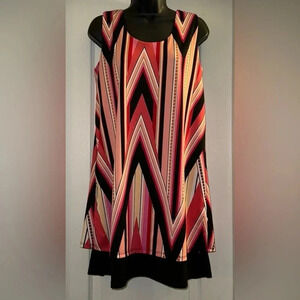 Kim Rogers Multi Color Sleeveless Dress
